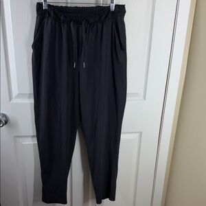 Men's Black Drawstring Pants